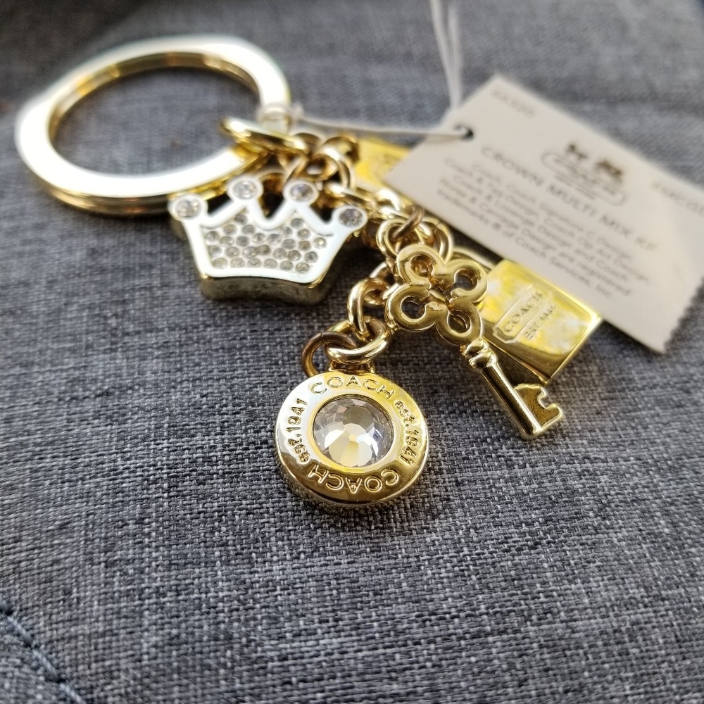 GOLD Coach Keychain